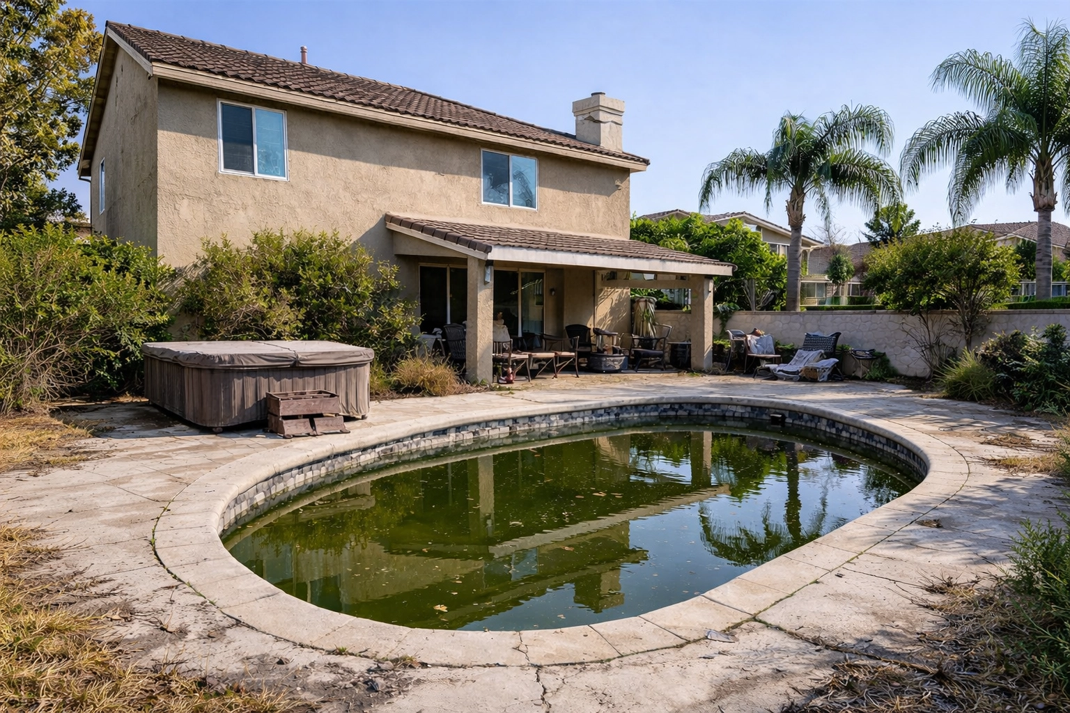 Pool Installation - Before